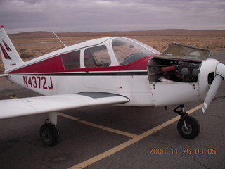 71 6ps. N4372J at Hanksville Airport (HVE)