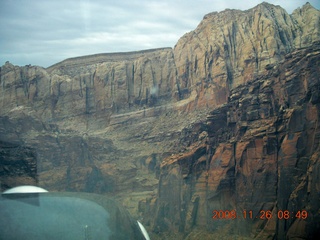 117 6ps. flying with LaVar - aerial - Utah backcountryside - Hidden Splendor canyon departure