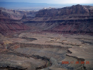 181 6ps. flying with LaVar - aerial - Utah backcountryside - river canyon