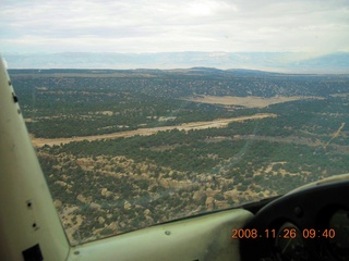 231 6ps. flying with LaVar - aerial - Utah backcountryside - Ceder Mountain Airport (WPT679)