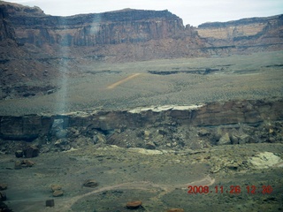 473 6ps. flying with LaVar - aerial - Utah backcountryside - Dirty Devil Airport (WPT764)