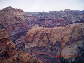 510 6ps. flying with LaVar - aerial - Utah backcountryside - Hidden Splendor canyon approach