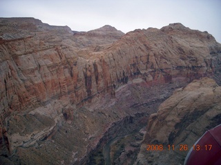 512 6ps. flying with LaVar - aerial - Utah backcountryside - Hidden Splendor canyon approach