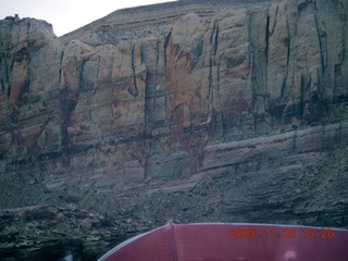 545 6ps. flying with LaVar - aerial - Utah backcountryside - Hidden Splendor canyon departure