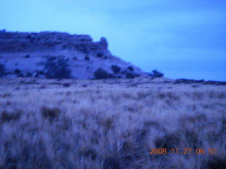 5 6pt. Canyonlands National Park - Lathrop trail hike - pre-dawn grassland