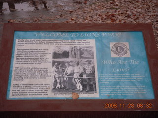 16 6pu. sign near Moab bridge across the Colorado River