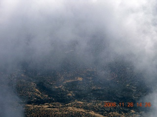 198 6pu. aerial Lake Powell amid clouds