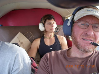 LaVar and Adam at Sand Wash (WPT676) - flying with LaVar