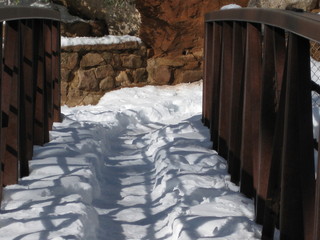 55 6qg. beth's Saturday zion-trip pictures - Zion National Park - Angels Landing hike - bridge