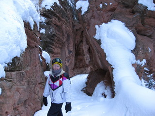 94 6qg. beth's Saturday zion-trip pictures - Zion National Park - Angels Landing hike - Debbie