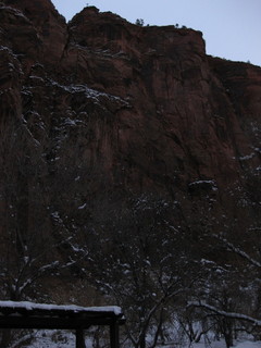 5 6qh. beth's Sunday zion-trip pictures - Zion National Park - pre-dawn riverwalk