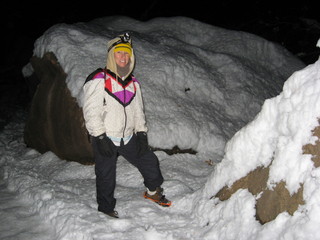 22 6qk. debbie's Zion-trip pictures - Debbie - pre-dawn hike