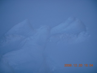 83 6ql. Zion National Park - Angels Landing hike - snow angel