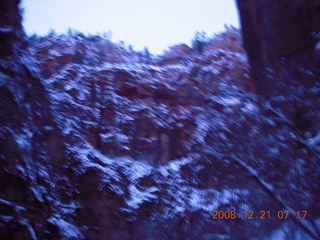 6 6qm. Zion National Park- pre-dawn