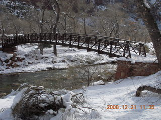 178 6qm. Zion National Park - Emerald Pools hike - bridge