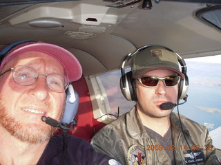 Nancy and Adam flying in N4372J