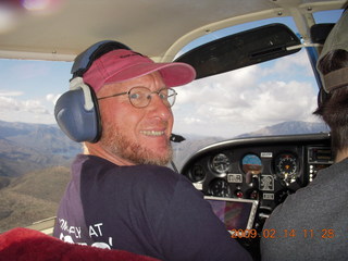 Adam flying N4372J at sunrise
