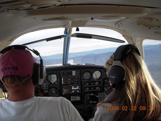 Adam and Sean from behind  flying in N8483R
