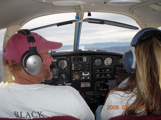 Adam flying N8483R