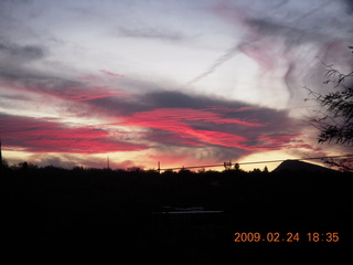 Tuesday hike - sunset afterward