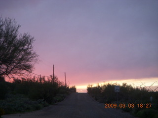 Cave Creek mine hike - sunset