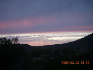 Cave Creek mine hike - sunset