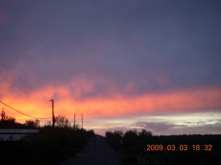 Tuesday hike - sunset afterward