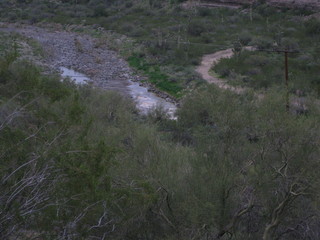 beth's pictures - Cave Creek mine hike - 'raging' river