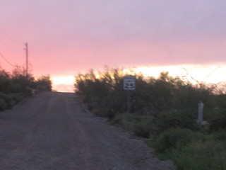 beth's pictures - Cave Creek mine hike - sunset