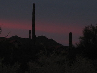 beth's pictures - Cave Creek mine hike - sunset