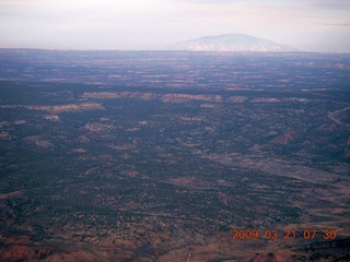 1 6tm. aerial - hills near Kayenta