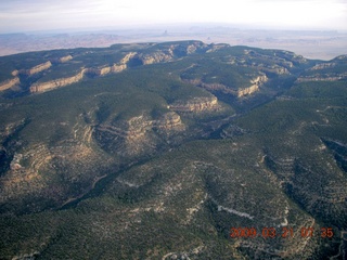 10 6tm. aerial - hills near Kayenta