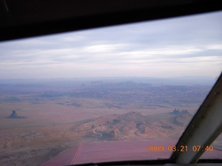 2 6tm. aerial - Monument Valley over my nose