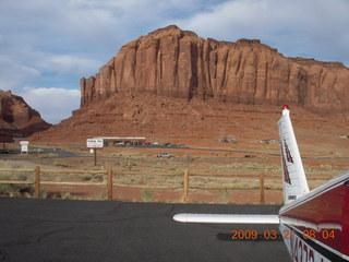 45 6tm. Monument Valley seen from UT25 - N43872J tail