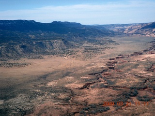 24 6tm. aerial - canyon southwest of Kayenta