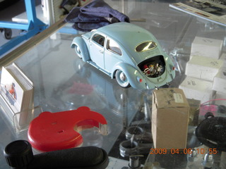 model VW beetle at Doug's Bugs