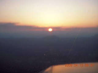 aerial sunrise