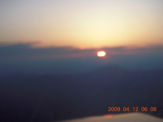aerial sunrise