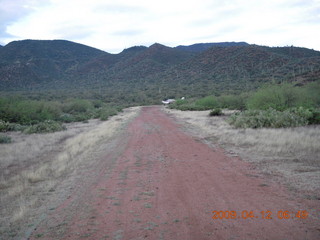 Red Creek airstrip run - runway