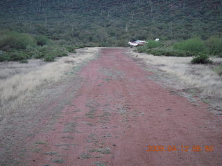 Red Creek airstrip run - runway