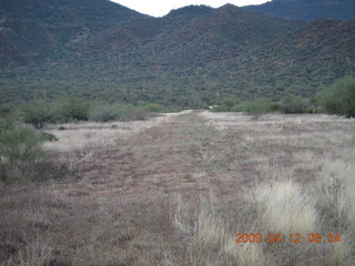 Red Creek airstrip run - runway