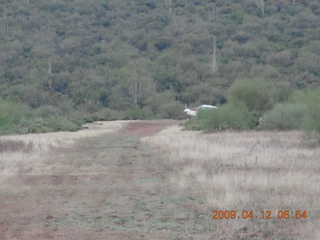 Red Creek airstrip run - runway - N4372J
