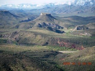 Red Creek airstrip run - messy camping area