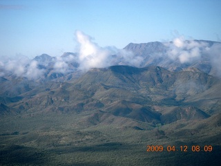 Red Creek airstrip - view out N4372J window