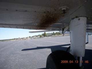 mud under my wing from Red Creek landing