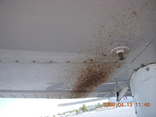 mud under my wing from Red Creek landing