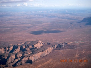 28 6ug. aerial - Monument Valley