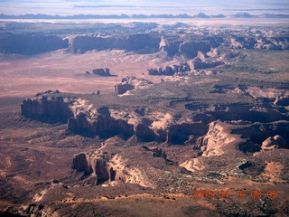 32 6ug. aerial - Monument Valley