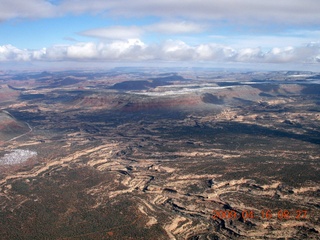 82 6ug. aerial - north of Monument Valley
