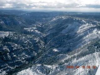 90 6ug. aerial - north of Monument Valley